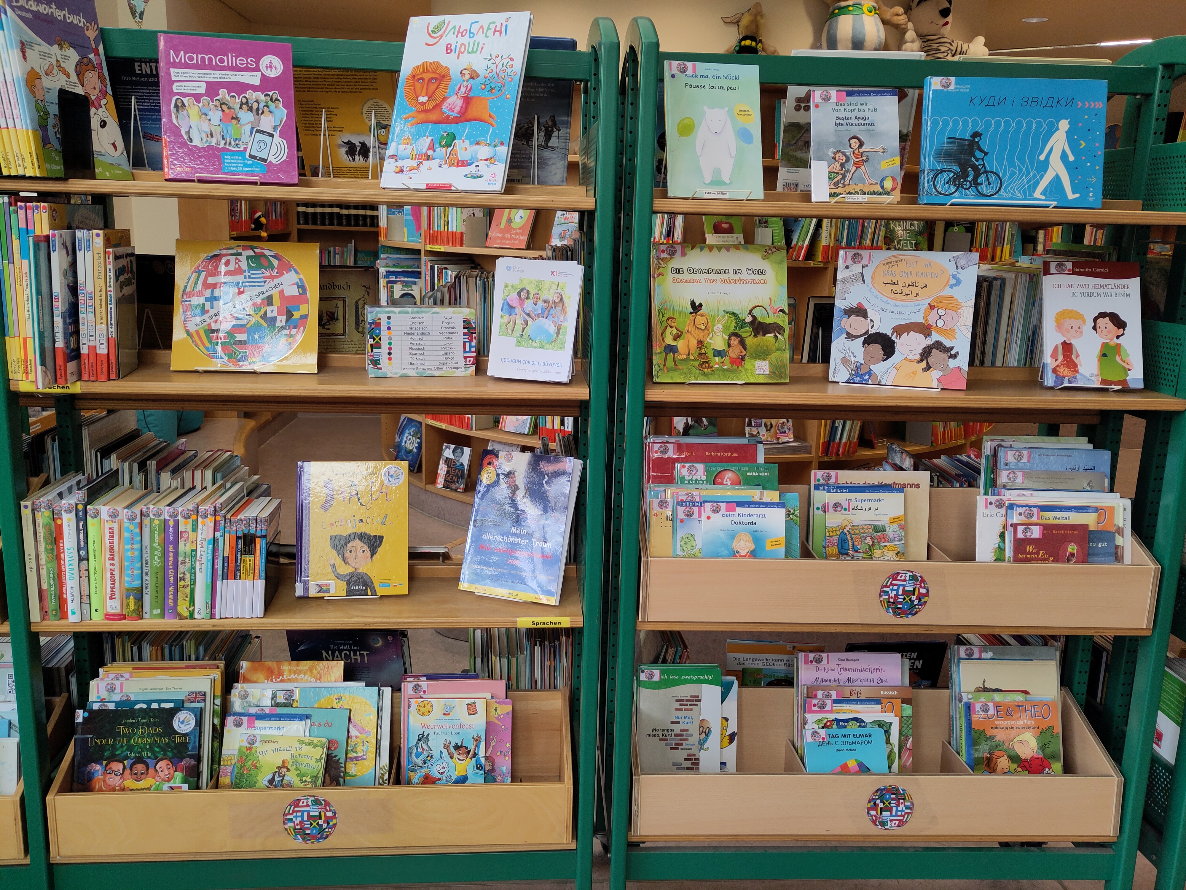 Fremdsprachige Kinderbücher in der Kinderbibliothek