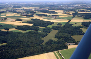 Luftaufnahme der Bockerter Heide