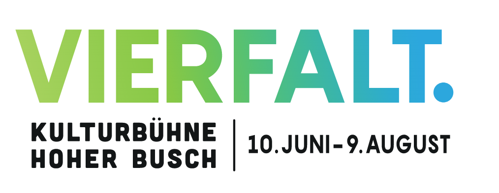 Logo: Vierfalt. Kulturbühne Hoher Busch