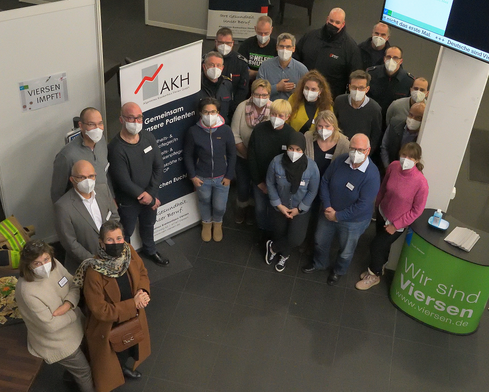 AKH und Stadt Viersen boten die Impfaktion im Stadthaus-Foyer gemeinsam an (Foto: Stadt Viersen)