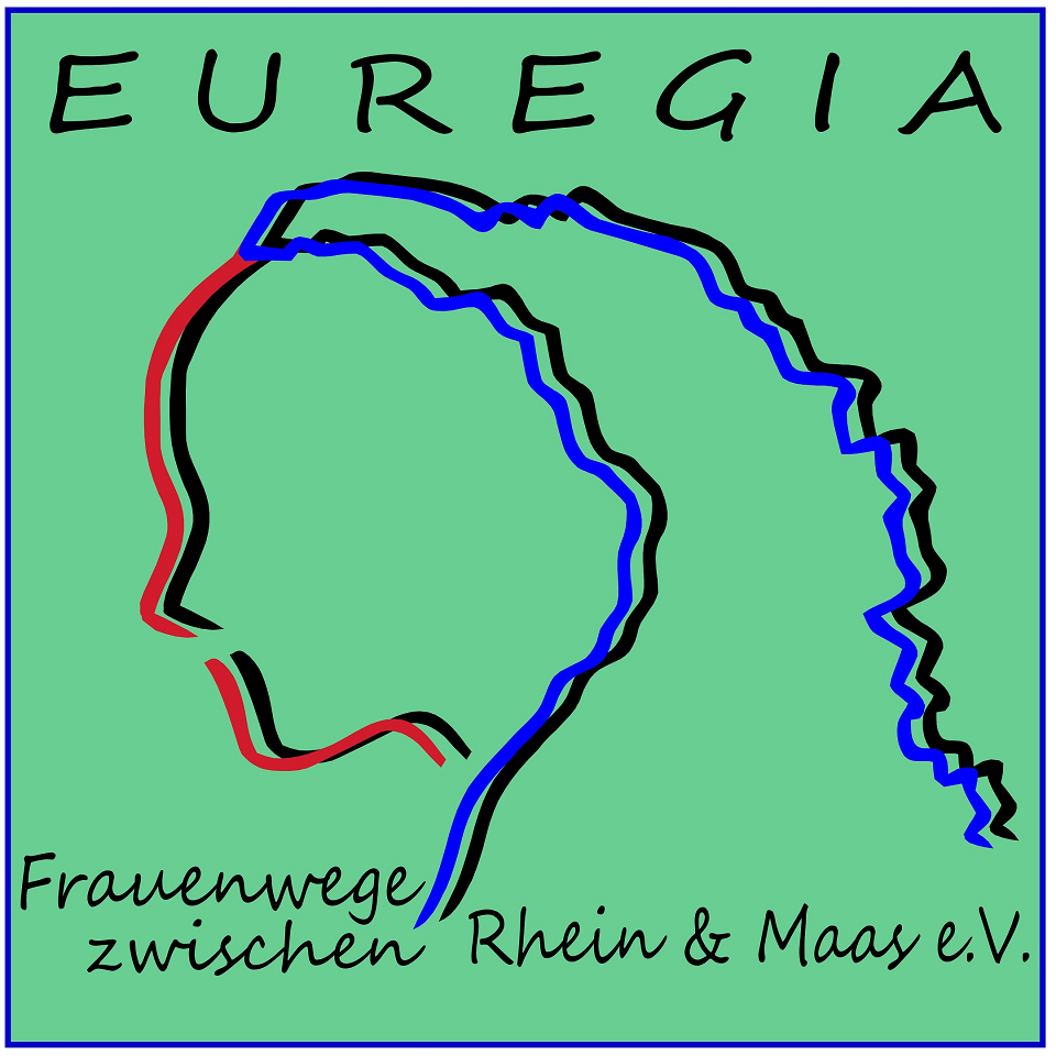 Logo des Vereins „Euregia – Frauenwege an Rhein und Maas“