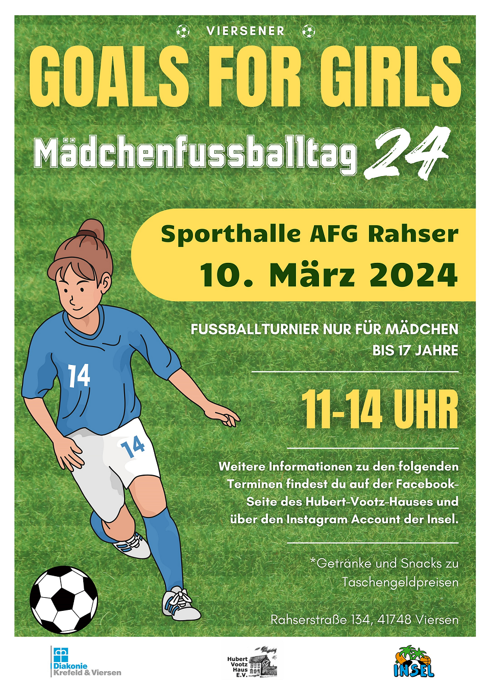 Plakat Mädchenfußballtag 2024