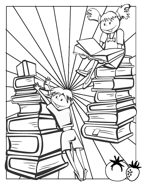 Logo des Buchclubs „Die Bücherwürmer"