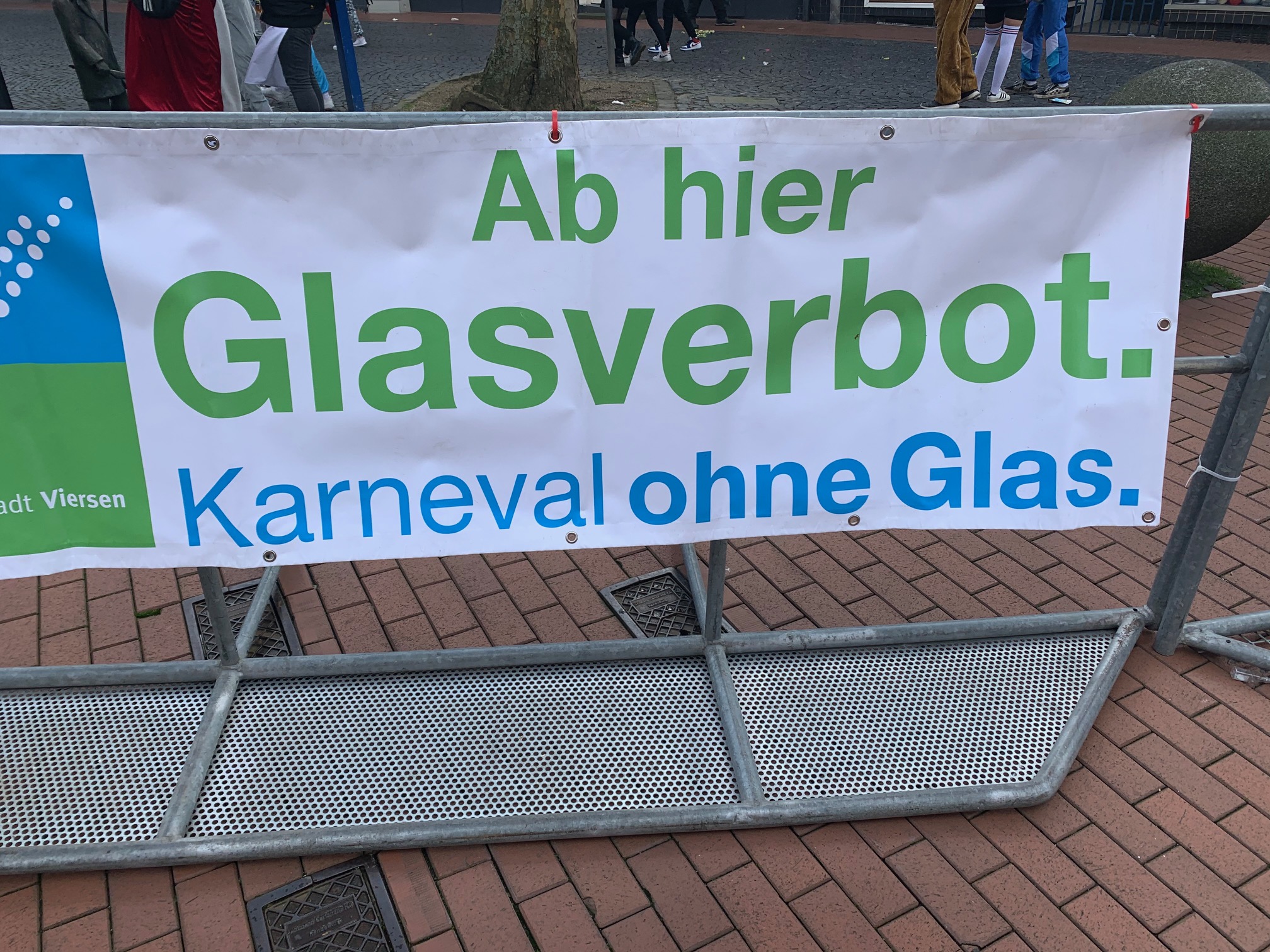Transparent Glasverbot (Foto: Stadt Viersen)