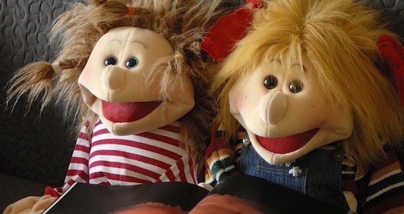 Zwei Living Puppets als Symbolfoto (Foto: Stadt Viersen)