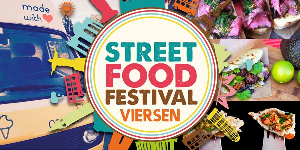 Werbebanner für das Streetfood-Festival