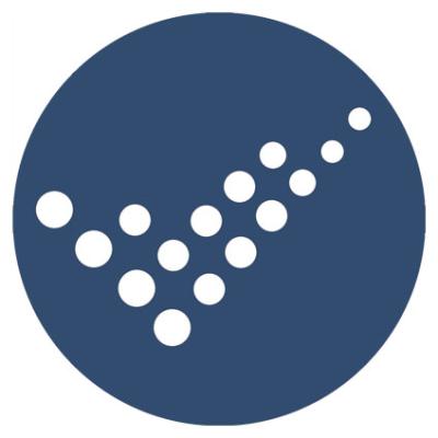 Viersen Logo rund blau dunkel klein