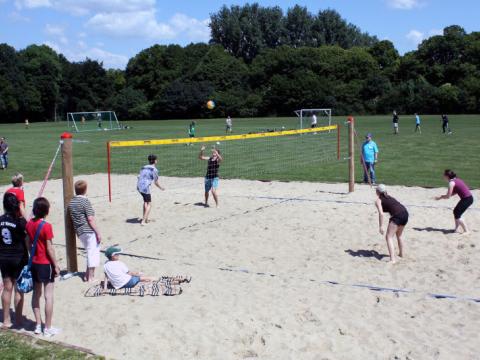 Beachvolleyballplatz in Viersen