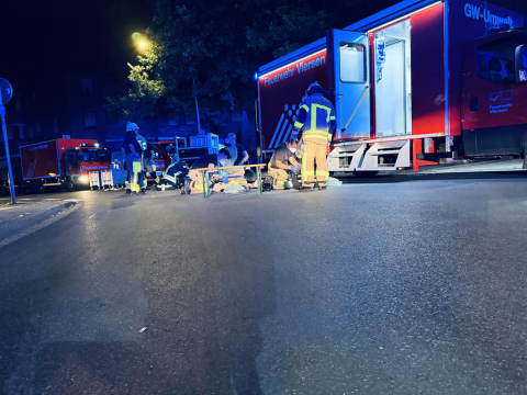 Die Feuerwehr Viersen im Einsatz (Foto: Stadt Viersen – Feuerwehr)