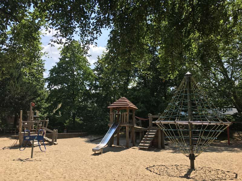 Bild vom Spielplatz im Casinogarten in Viersen 
